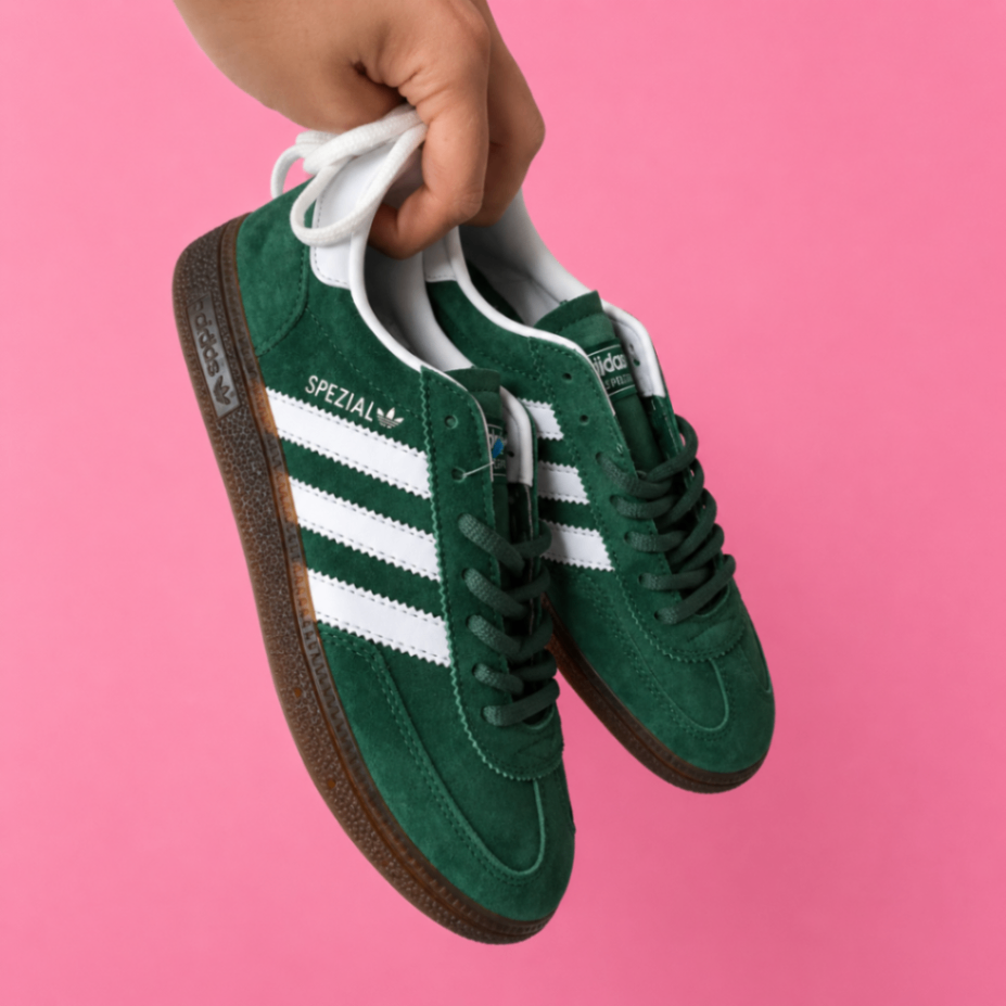 Adidas Spezial - Emerald Green and white