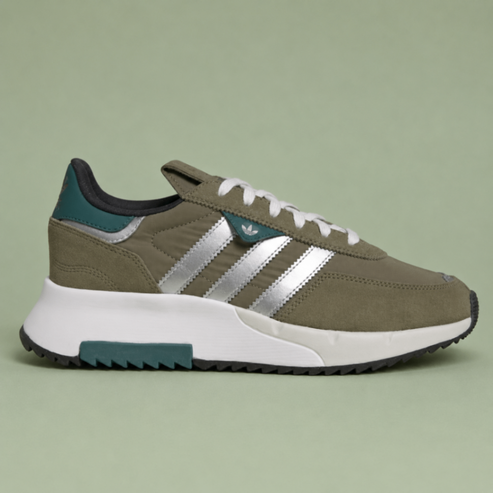 Adidas Retropy - Olive Green and Silver