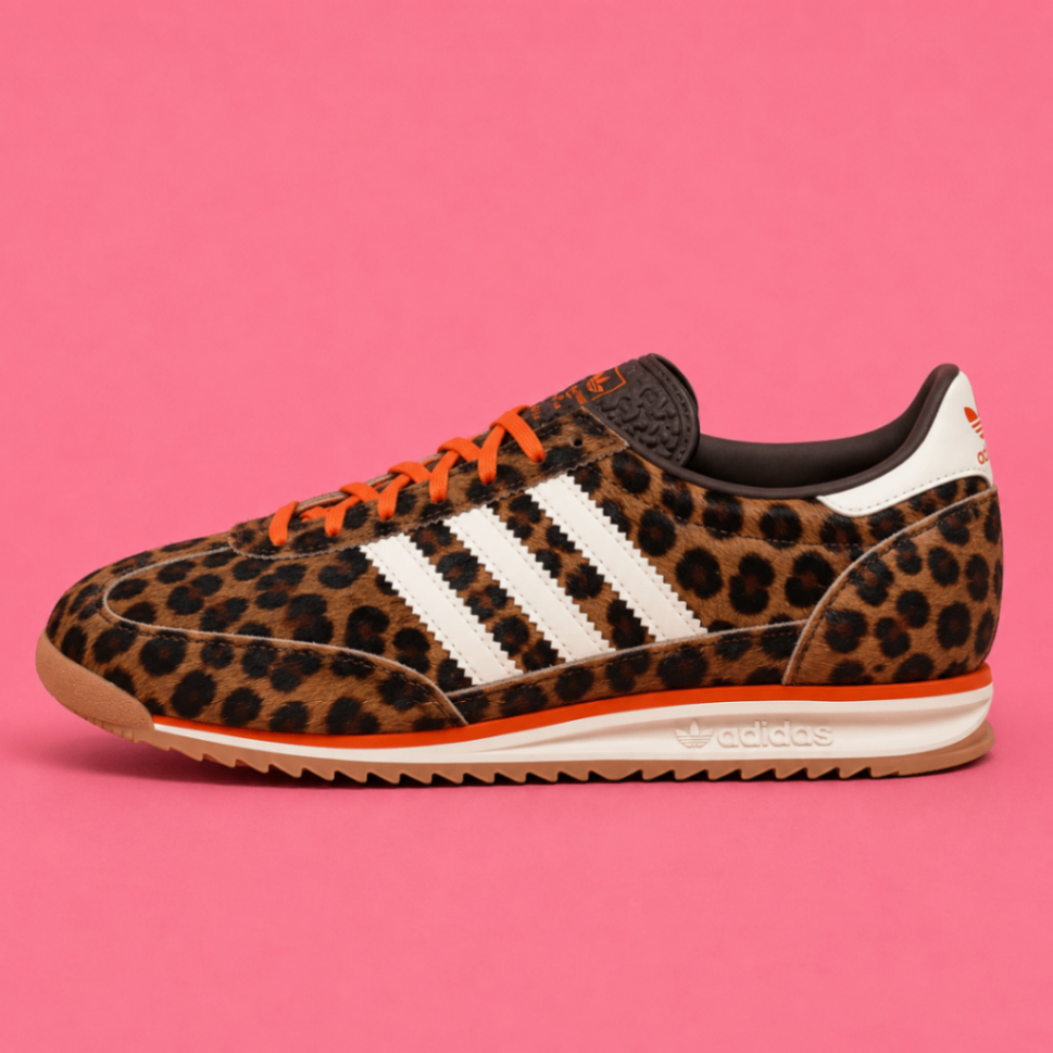 Adidas SL 72 - Leopard and burnt orange