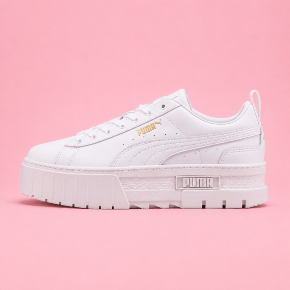 Puma Mayze - White on white