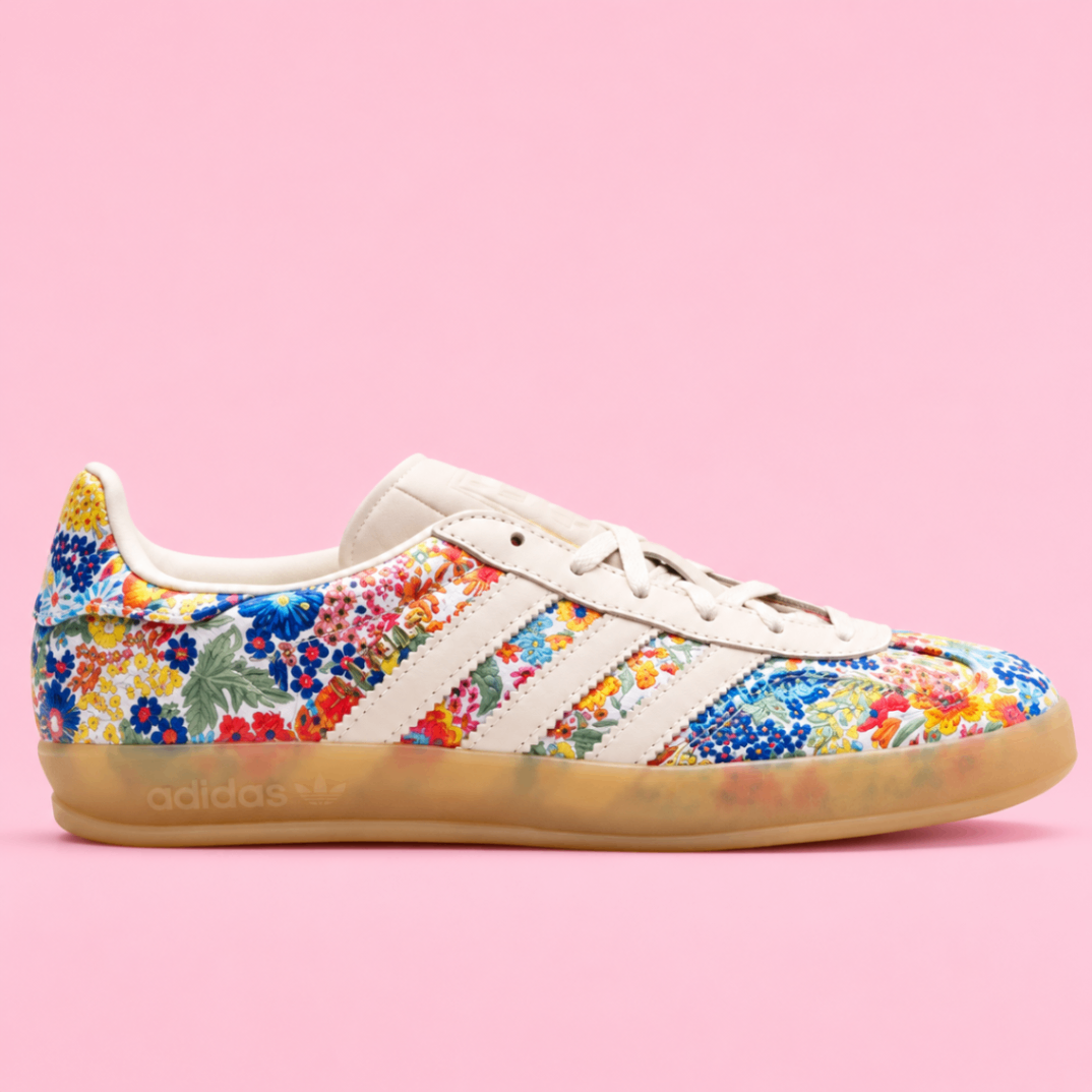 Adidas Gazelle - Liberty London embroidered flowers