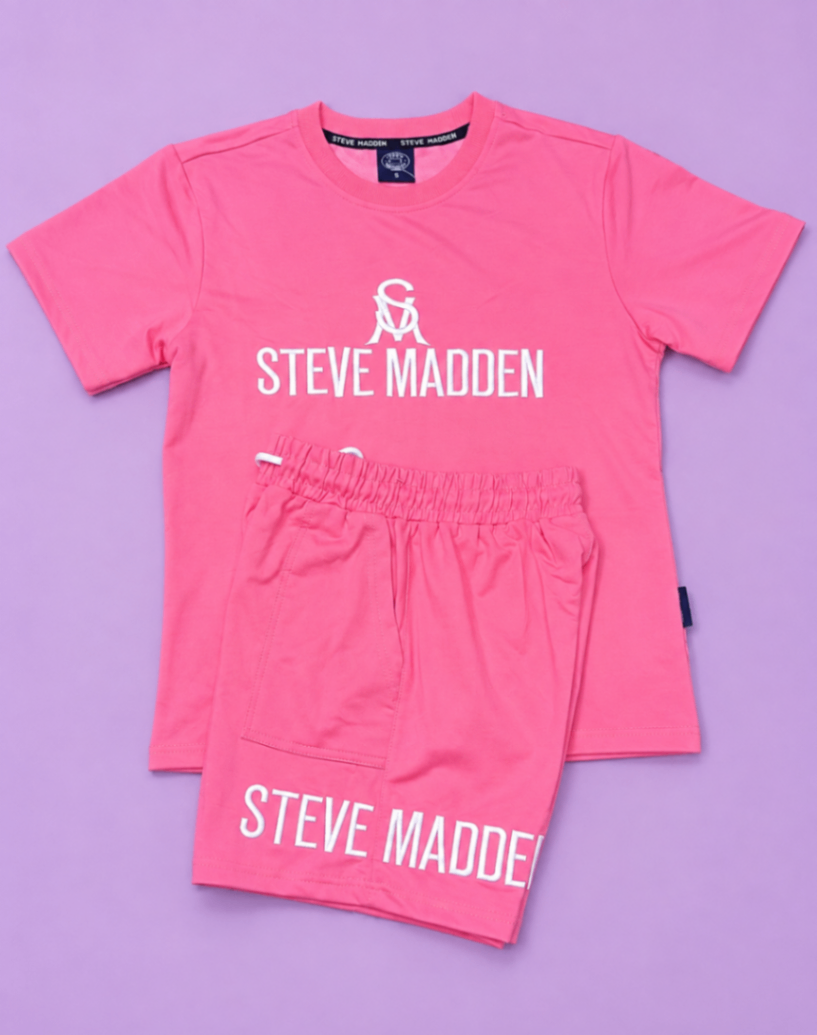 Steve Madden Summer Set - Pink and White