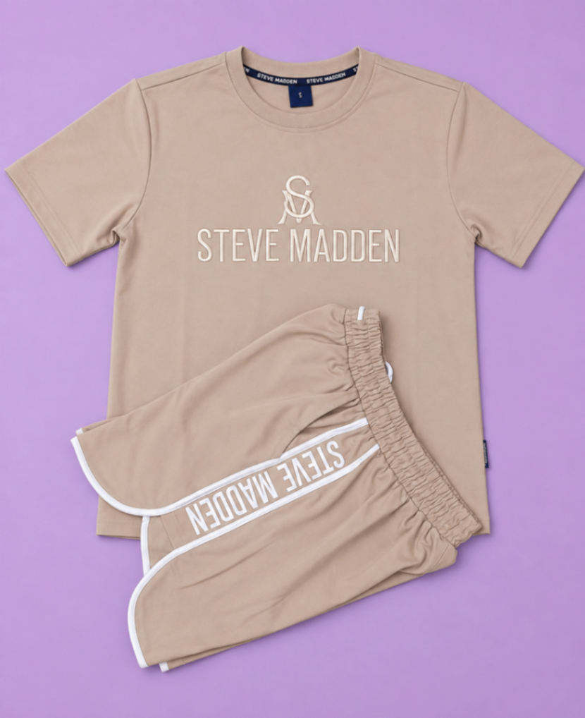 Steve Madden Summer Set - Beige and White