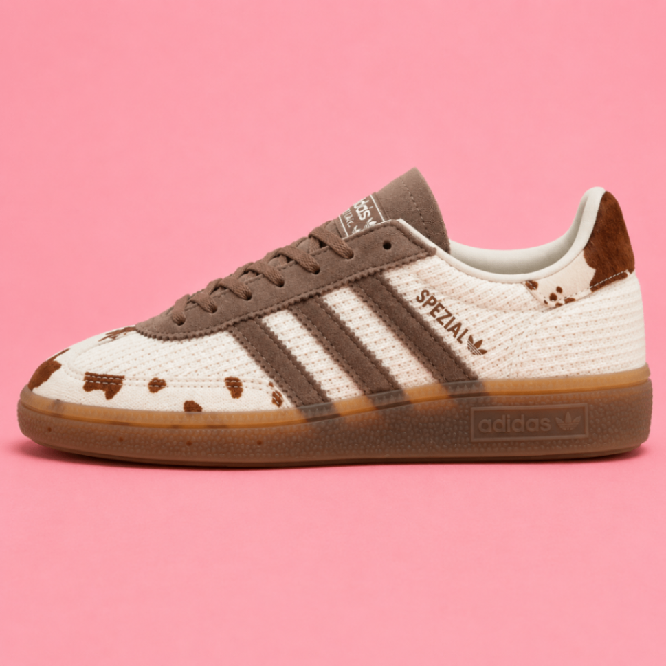 Adidas Hanball Spezial - textured cow print