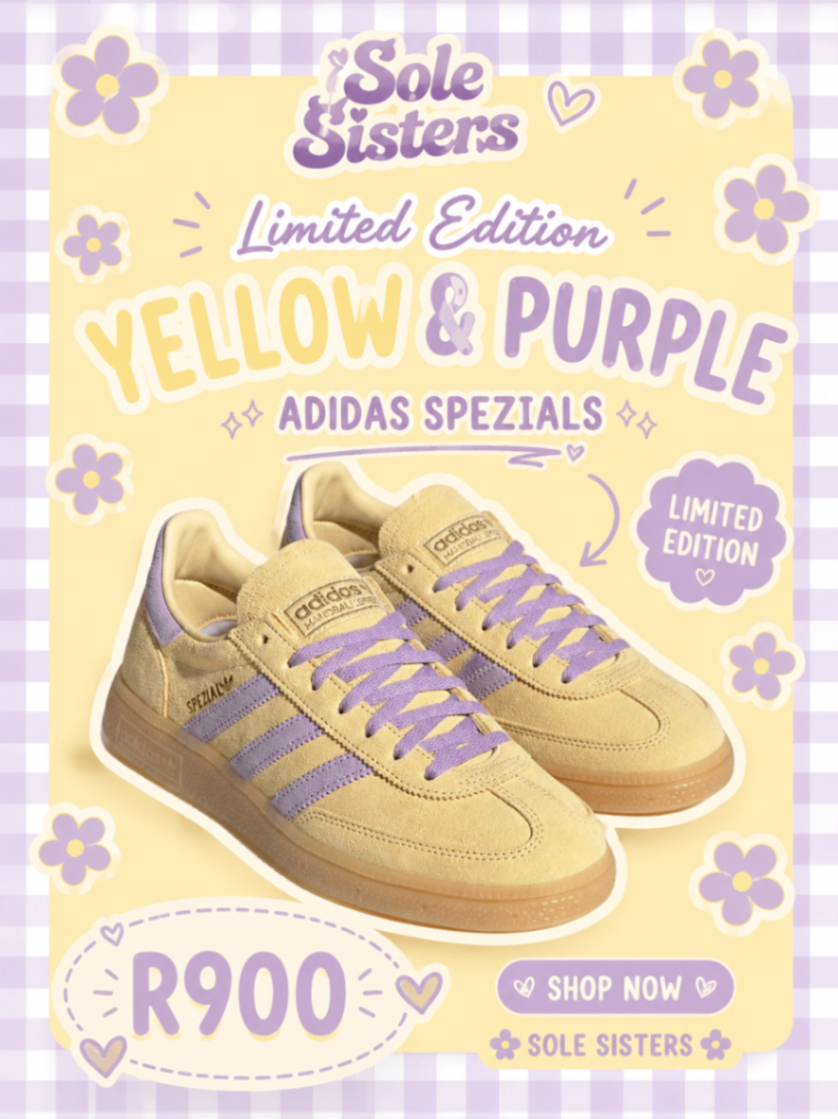 Adidas Handball Spezials - Yellow and Purple (Limited edition)