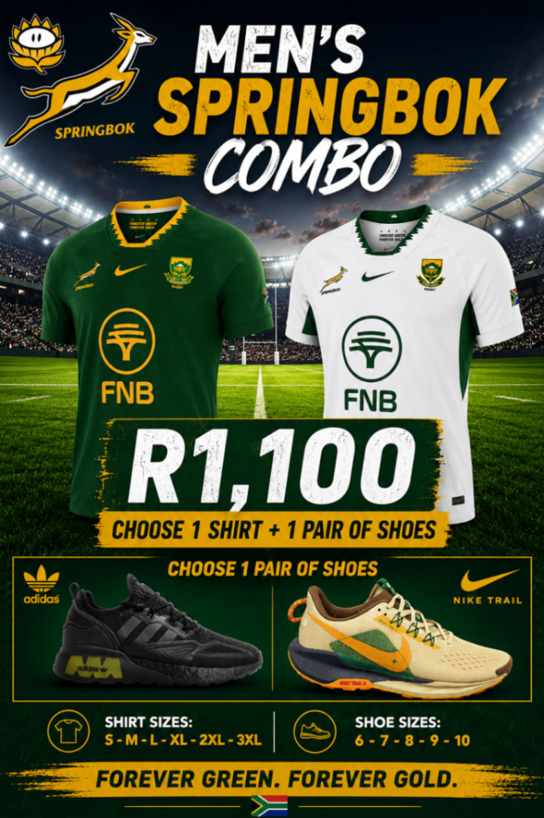Men’s Springbok combo!