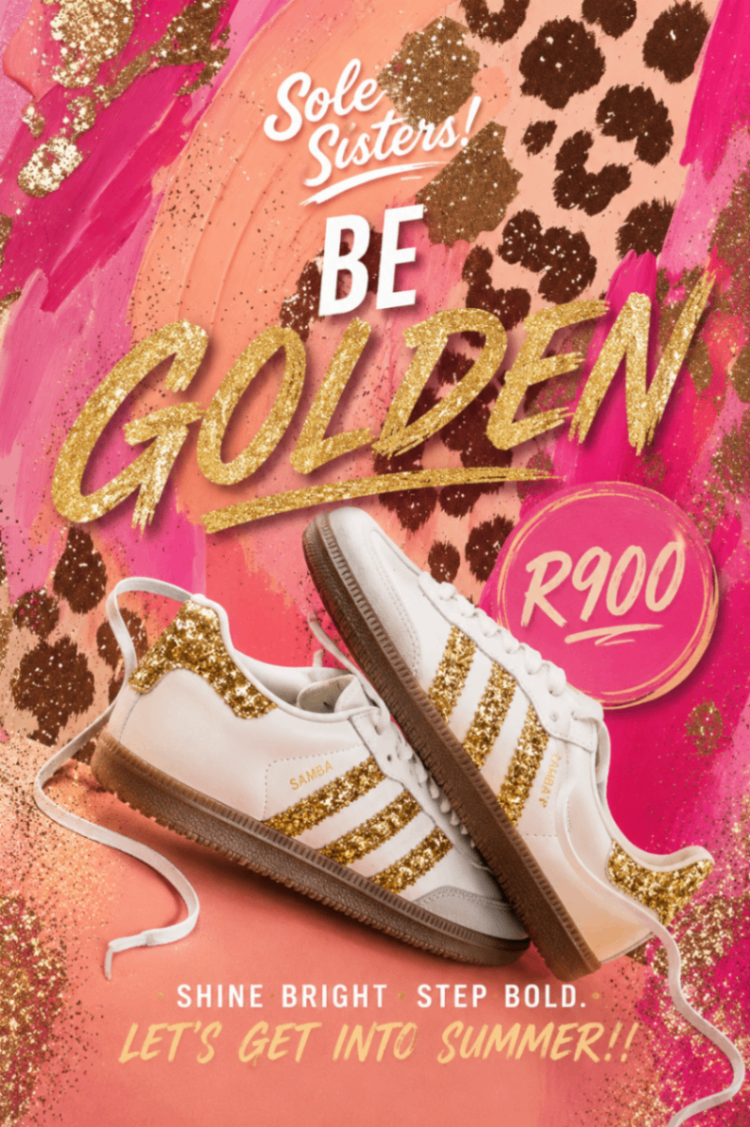Adidas Samba - Golden stripes