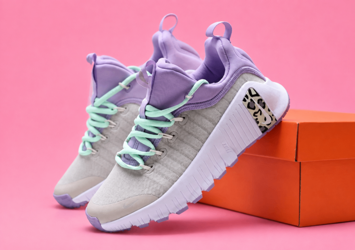 Nike free Metcon 6 - Lavender/Leopard print