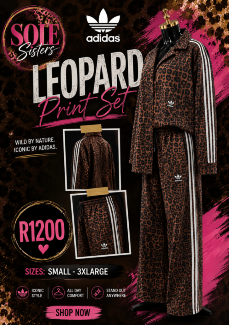 Adidas Leopard set