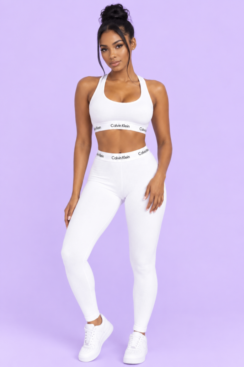 Calvin Klein 2 piece set - White